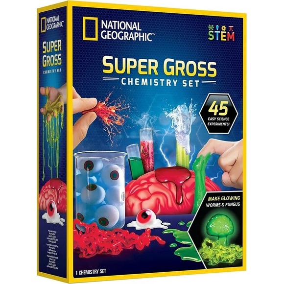 Gross Science Kit National Geographic 45 Gross Science Experiments Project Gifts - Picture 1 of 4